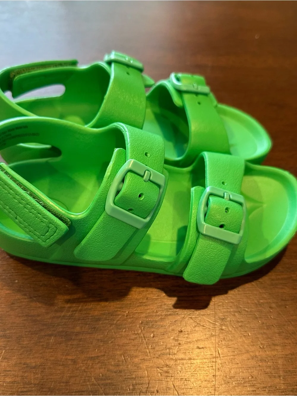 Cat & Jack Kids' Green Double-Buckle Sandals